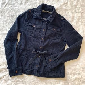 Anthropologie Utility Jacket- Navy